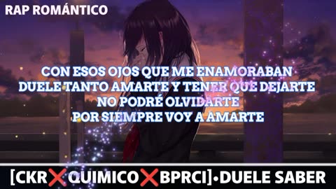 DUELE SABER LETRA•CRI❌QUÍMICO❌BPRCI