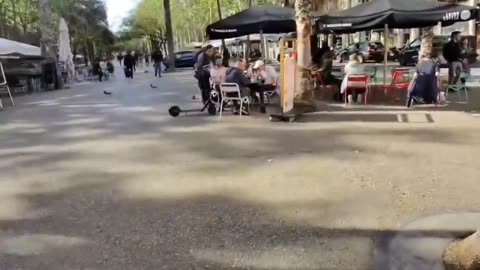 Spanish woman shows us Barcelona invaded by North African Islamists.