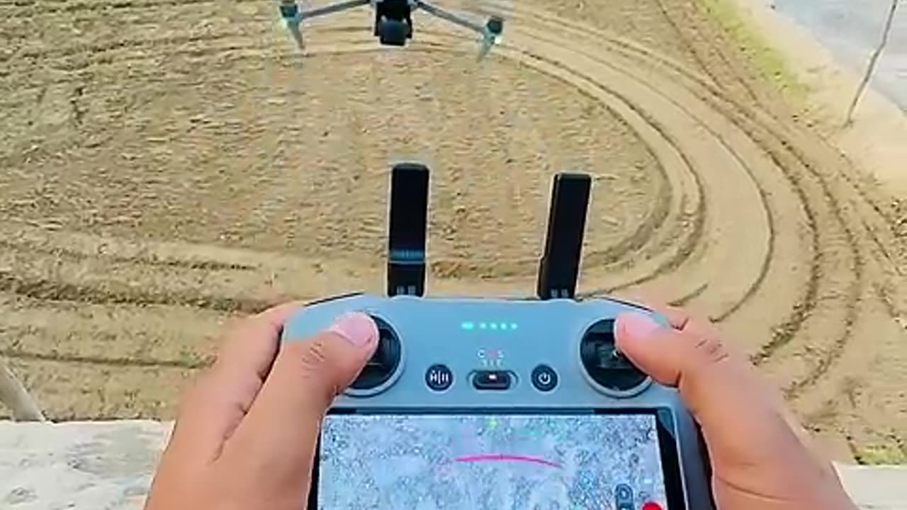 Drone flaying video