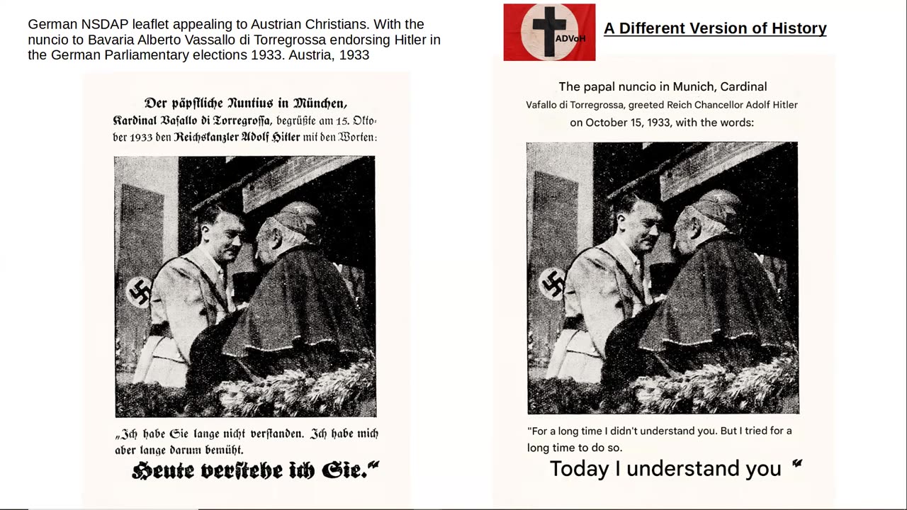 Hitler with papal representative