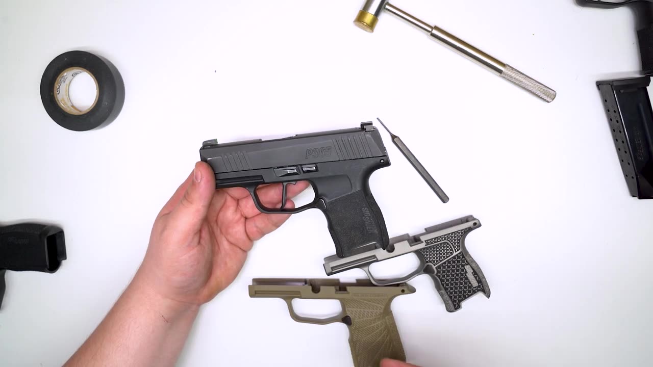 Sig Sauer P365 - Parts Compatibility Aftermarket Grips