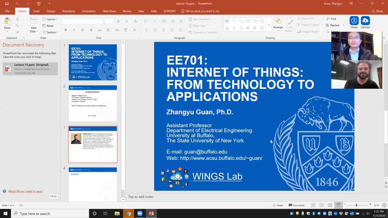IoT Course - Invited Seminar - Intra-body Communications