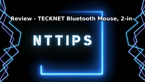 TECKNET Bluetooth Mouse, 2-in-1(BT 5.0/3.0+2.4Ghz) 4000DPI Wireless Mice with US