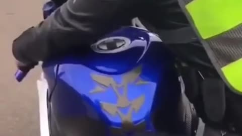 they found his secret under his back seat👮‍♂️ #moto #trending #short #biker #motorcycle #bikersboyz