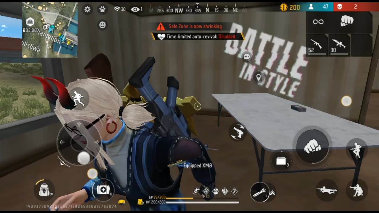 "Free Fire Intense Gameplay: The Last Player Standing 🥇"
