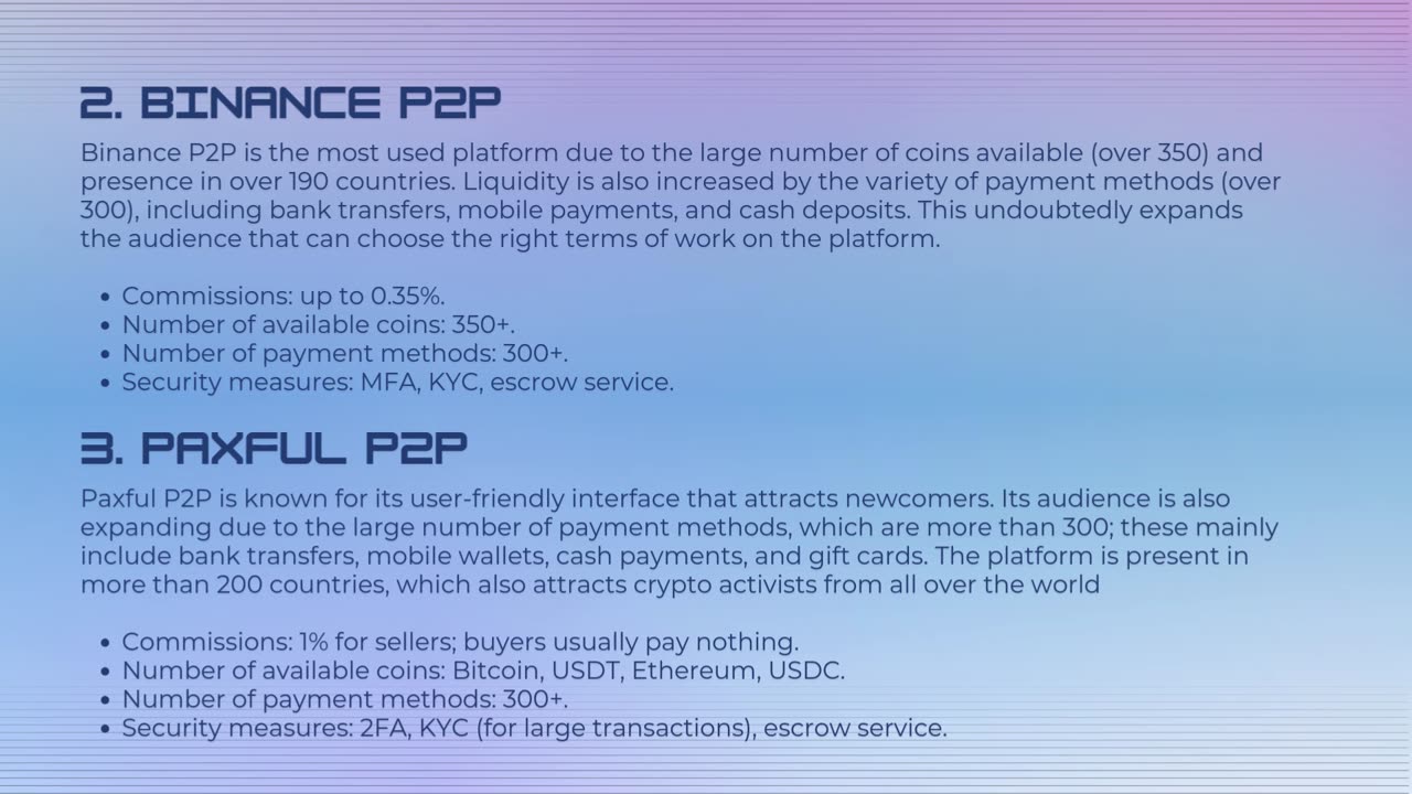 Top P2P Cryptocurrency Exchanges for Secure, Anonymous Trading in 2025