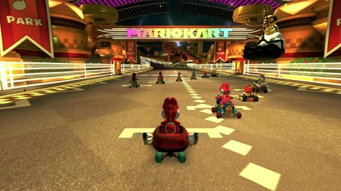 #MarioKart8Deluxe Race Four: 3DS Music Park