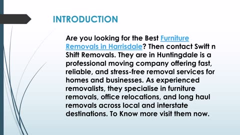 The Best Furniture Removals in Harrisdale