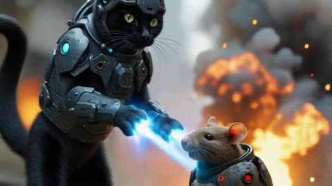 CAT OPS: Whisker Warfare Begins!" "RatZone: Tactical Meows vs Armored Vermin"