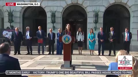 RSBN Secretary Rollins, Secretary Hegseth, and AG Pam Bondi Hold a Press Conference - 7-8-25