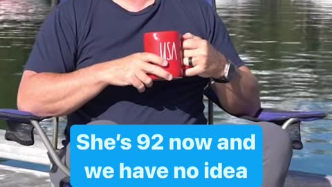 The dads joking Clean up breakfast, Grandma.