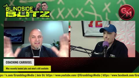 Blindside Blitz: New Coaches, Champs & Crooked Stripes – 1/20, 9 PM ET