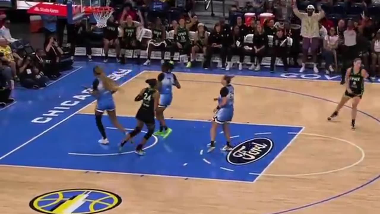 Angel Reese pass and effort of the year!!! WNBA Sports Bloopers