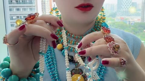 250512-10 Natural Turquoise & Pearl Set Takes Your Breath Away
