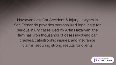 San Fernando Catastrophic Injuries
