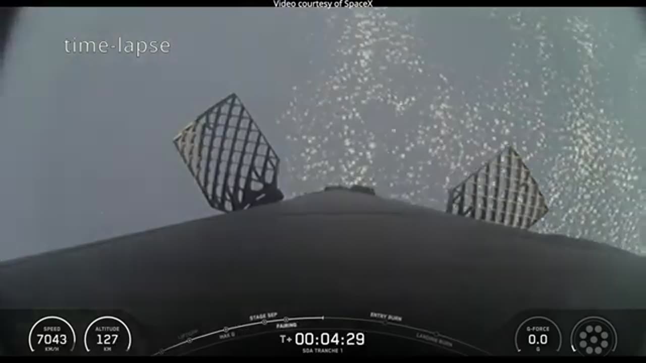 SpaceX Launches SDA Tranche 1 Transport Mission