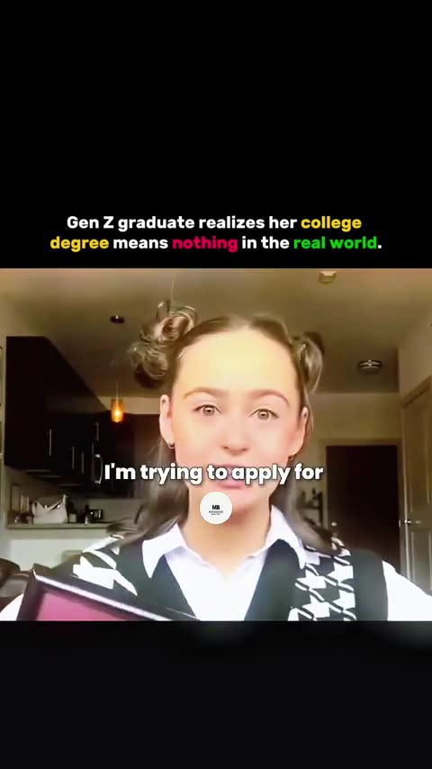 Gen Z Graduate Learns Her College Degree Means Nothing in the Real World