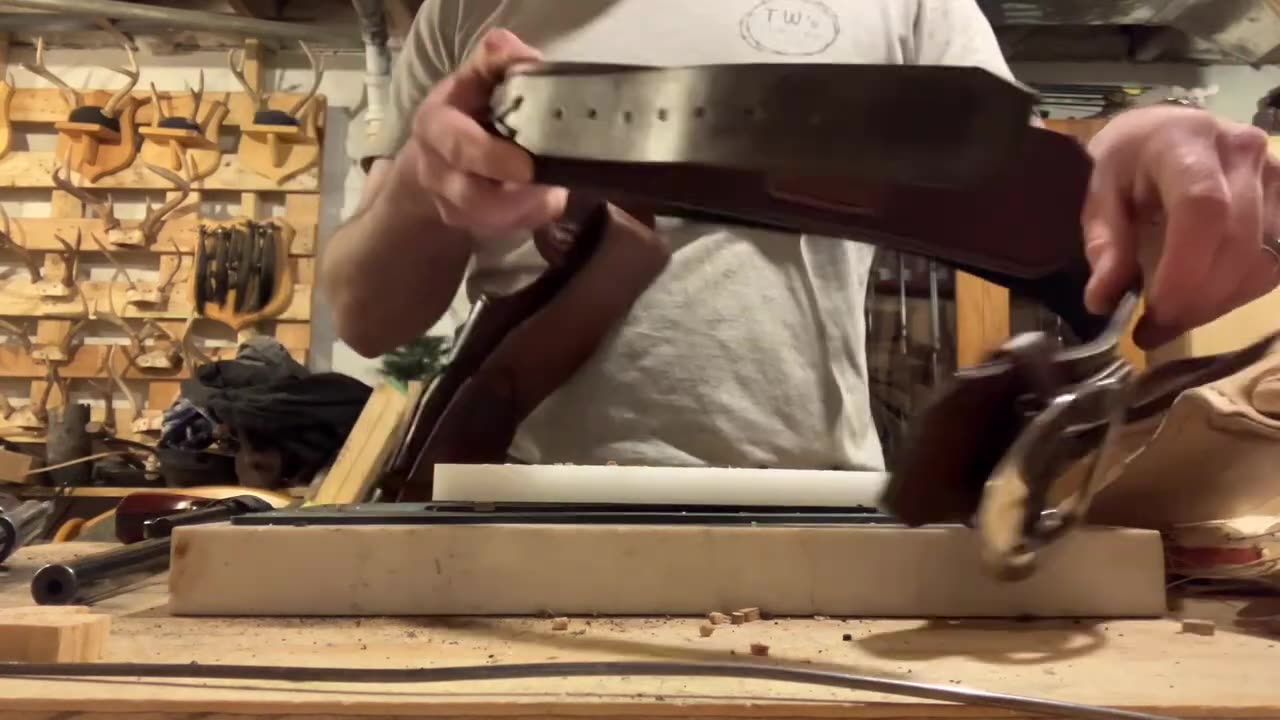 Leather craft mistake fixes for western style gun belts