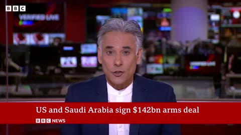 US signs $142bn arms deal with Saudi Arabia BBC News