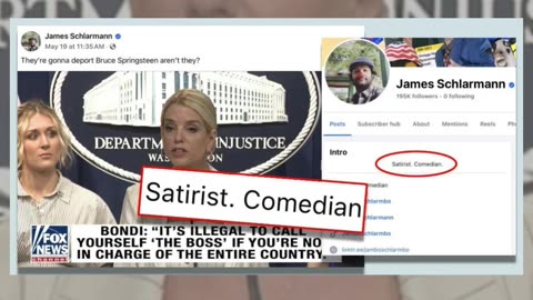 Fact Check: Pam Bondi Did NOT Say 'It's Illegal to Call Yourself The Boss'