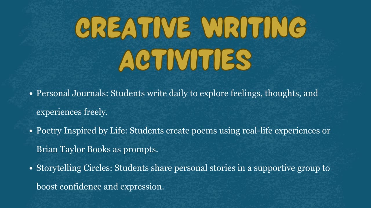 Self-Expression Activities for Students | Creative Ideas