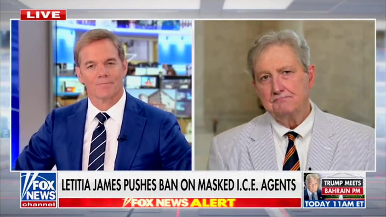 John Kennedy Says Those Who Attack ICE Agents Should 'Spend Some Quality Time With Bubba'