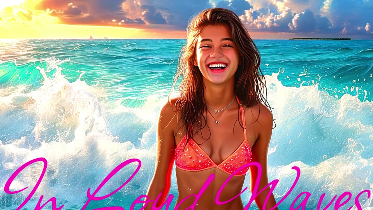 Electronic Music. Song In Loud Waves.