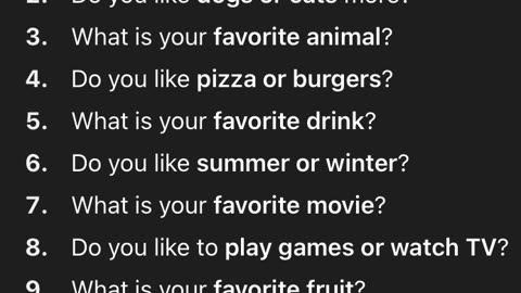 Answer These Questions