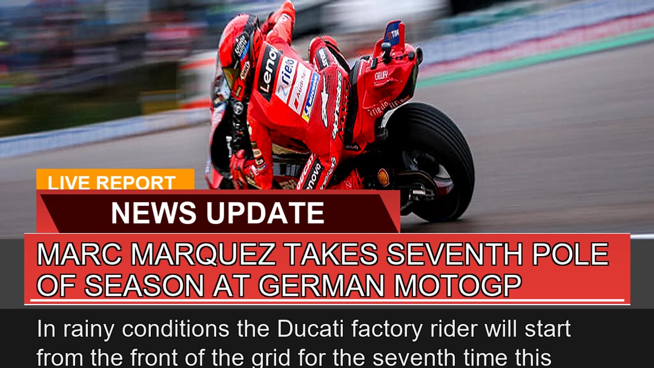 Marc Marquez Takes Seventh Pole of Season at Germa