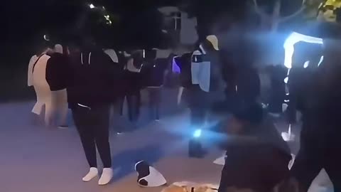 Couple decides to go on a “romantic walk” under the Eiffel Tower