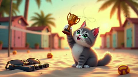 Vollyball Play cat - Lofi track