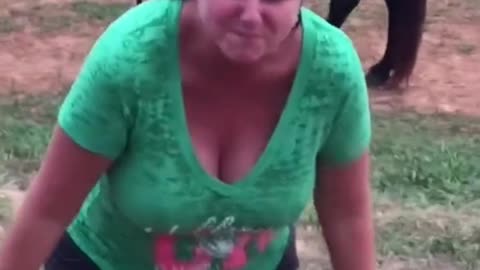 should we tell her the fence is electric