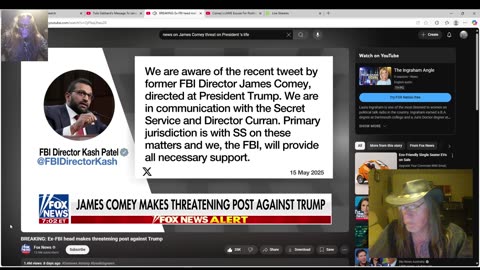Comey is a piece of shit!!! Comey’s LAME Excuse For Posting Trump Death Threat: