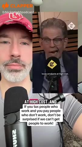 If You Tax People For Working, & Pay People Who Don't, Do Not Be Surprised If People Stop Working