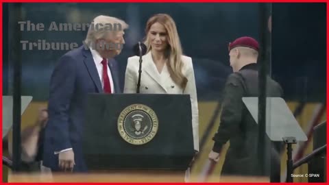 Sweet Moment Shows Melania Looking Absolutely Captivating, Sharing Heartwarming Moment With Trump
