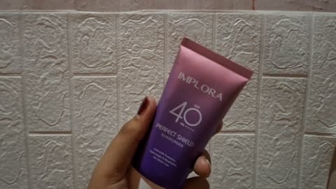 Product Review! Sunscreen from Implora Perfect Shield SPF 40 PA++++ variant