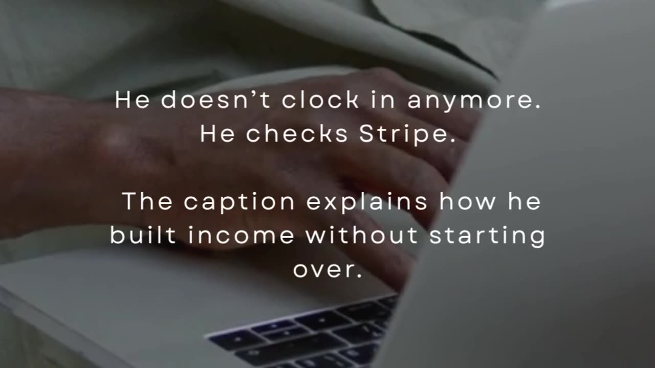 He Doesn’t Clock In Anymore. He Checks Stripe.