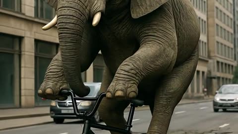 Elephant cycle ride
