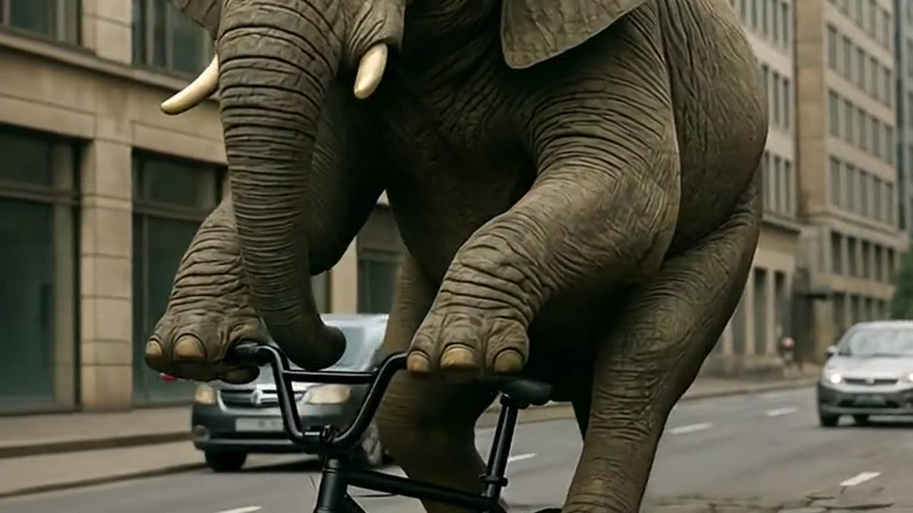 Elephant cycle ride