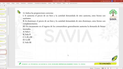SAVIA REPASO 2025 - 2 | Semana 09 | Economía