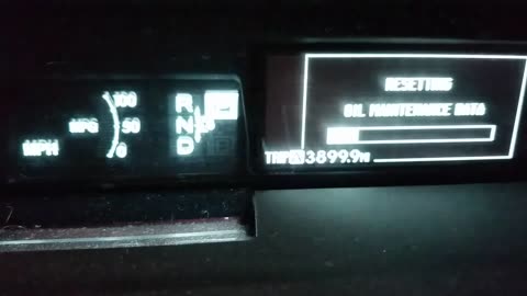 Reset oil light 2010 Toyota Prius