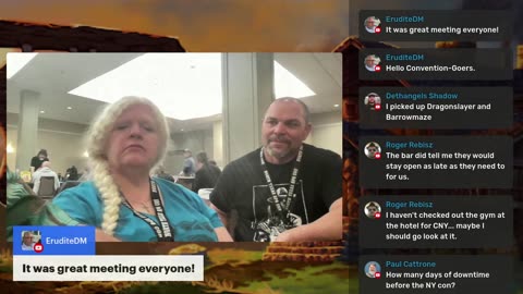 Gamers' Health Live @ NTRPG Con 2025 Tonight @ 8 ET / 7 CT