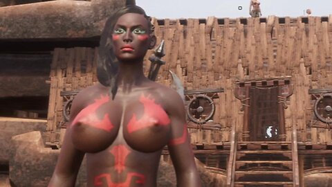 Conan Exiles, Base building, Busty, Boobs, breast expansion, huge tits