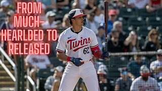 From former top prospect to striking out two-thirds of his at bats, Diego Cartaya has been released