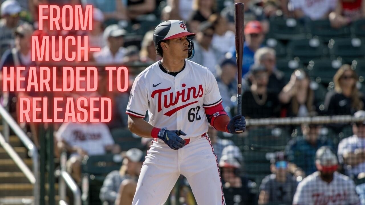 From former top prospect to striking out two-thirds of his at bats, Diego Cartaya has been released