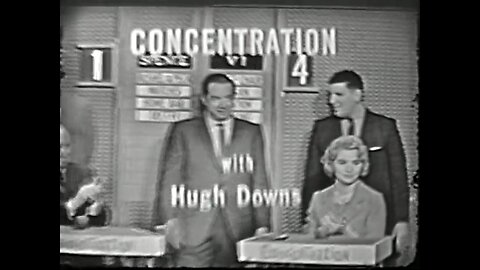 Concentration (1963) – Hugh Downs Hosts the Challenge of Champions!