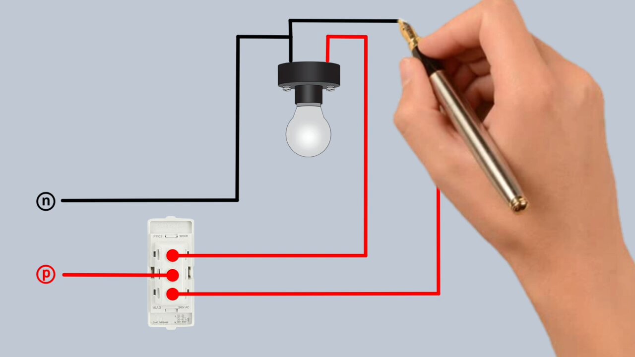 Two way switch 5 Methods Connection #knelectric
