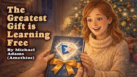The Greatest Gift is Learning Free - music video by Michael Adams (Amethios)