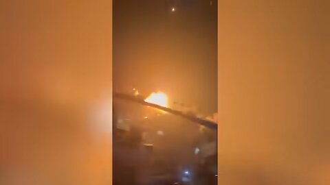 HUGE explosions in Tel Aviv as Iranian missiles rip through city