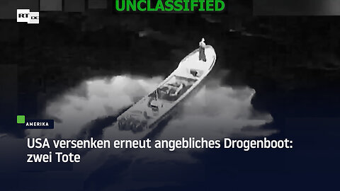 USA versenken erneut angebliches Drogenboot: zwei Tote
